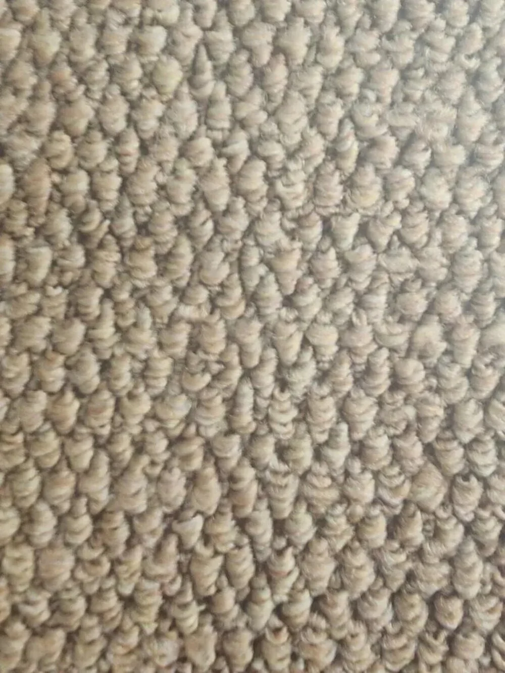 NWT: Bullnose Carpet Stair Treads - Set of 14 - Adhesive Backing (Camel Color)
